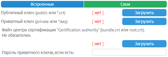 Как загрузить свои сертификаты для HTTPS шифрования трафика в MyChat Server Как загрузить свои сертификаты для HTTPS шифрования трафика в MyChat Server